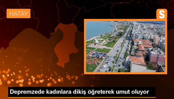 Depremzede Kadınlara Dikiş Eğitimi Veren Terzi