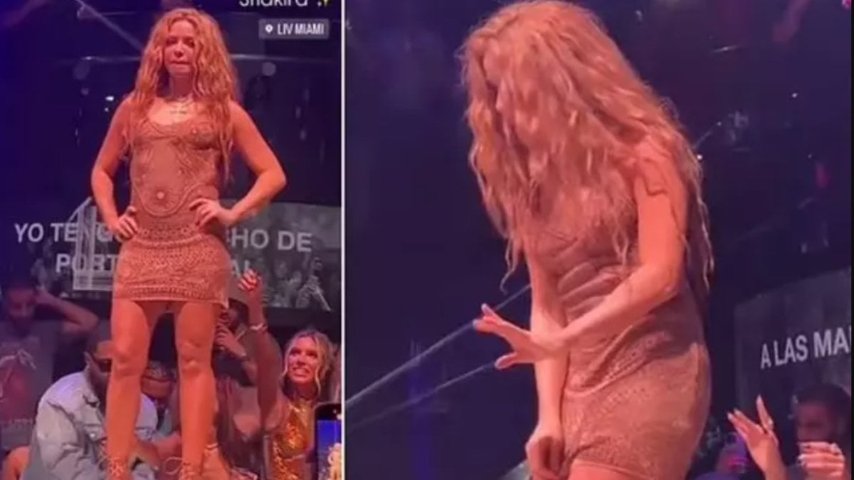 Shakira’nın eteğinin altını çektiler! Sinirden sahneyi terk etti